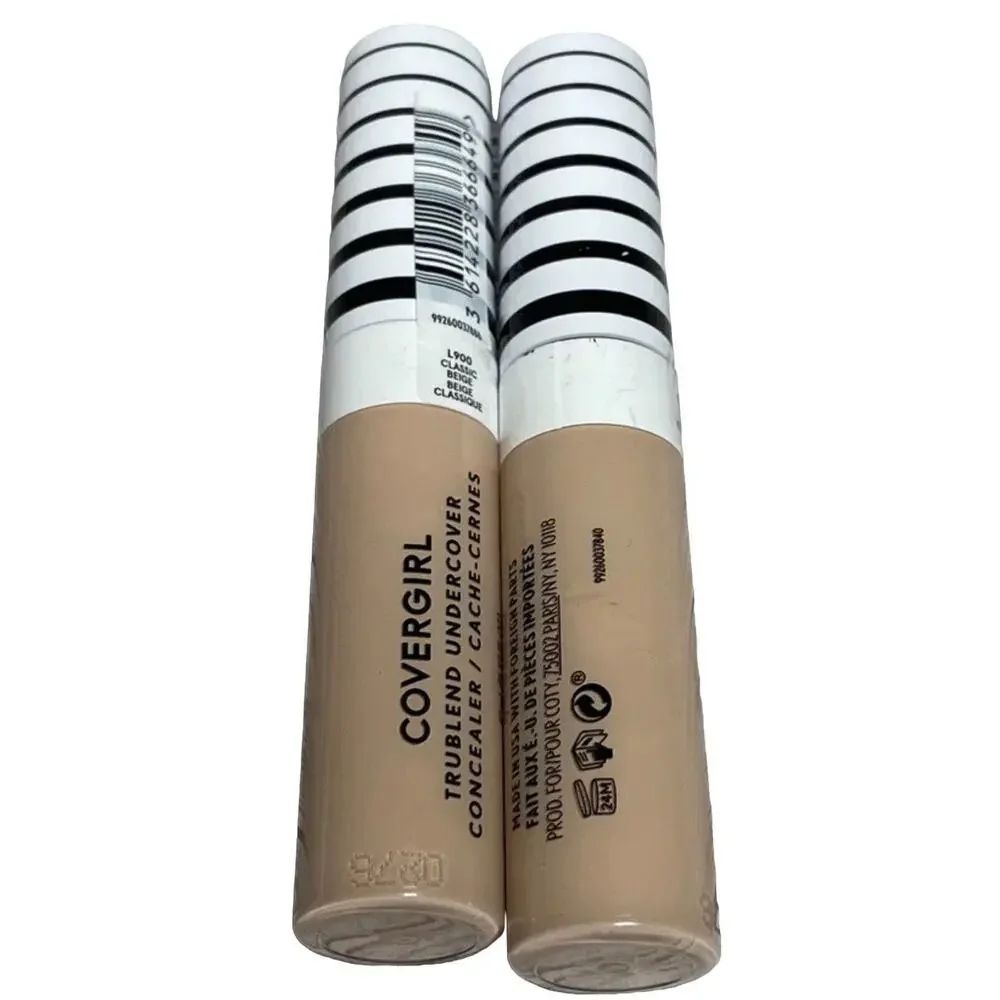 2 - Covergirl Trublend Undercover Concealer L900 Classic Beige .33 Oz New Sealed